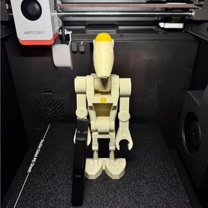 3D Printed LEGO Star Wars Battle droid (With Blaster)